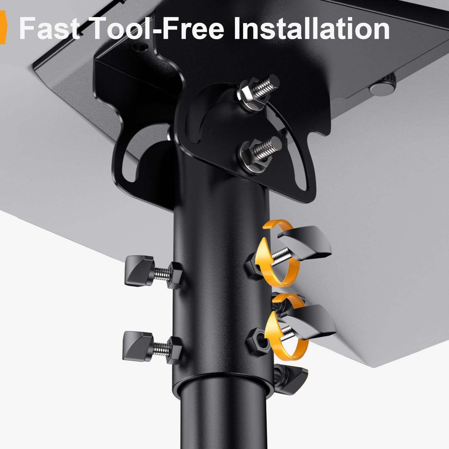 Starlink Gen 3 Pole Mount Adjustable 90-180° Pipe Adapter for Dish V3