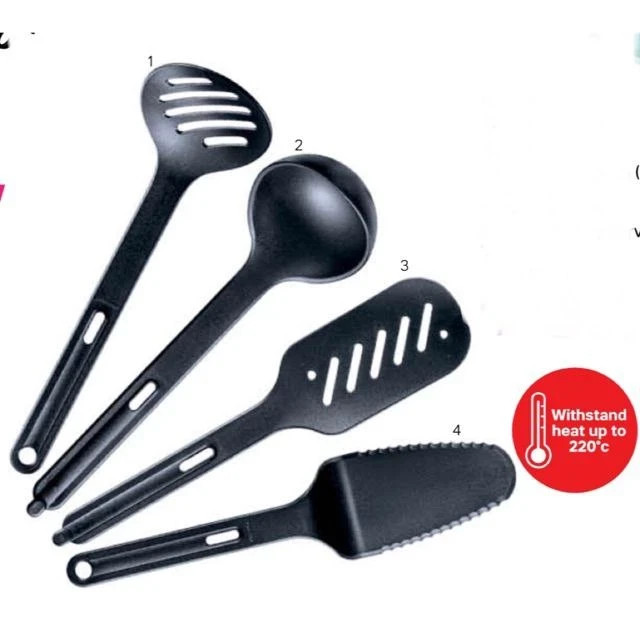 Tupperware 4 in 1 Kitchen Helper Tools Set with box (4pcs a set)