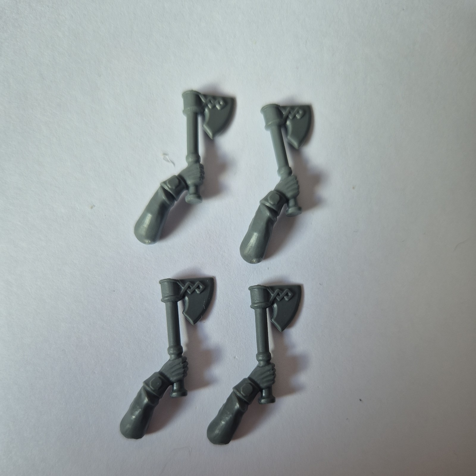 Warhammer Dwarf Warriors Axe X 4
