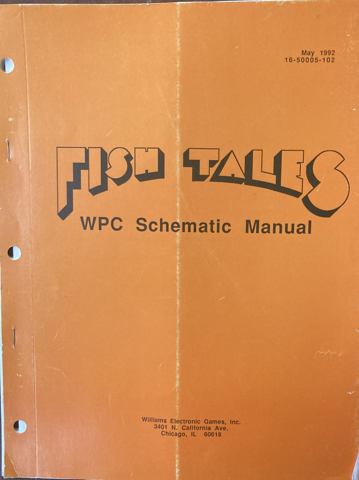 Fish Tales WPC Schematic Manual