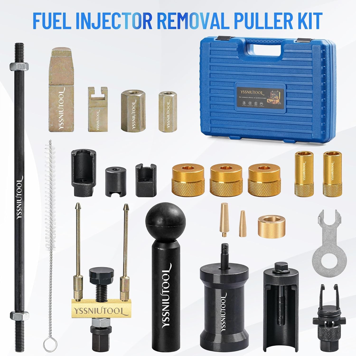 Fuel Injector Removal Puller Kit Injector Seal Install Tool Compatible with VW T