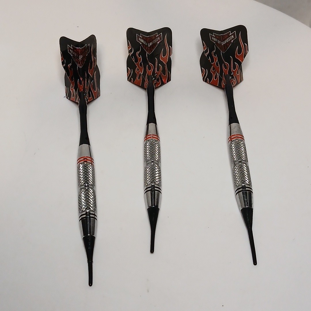 Harley Davidson Set Of 3 Soft Tip Darts