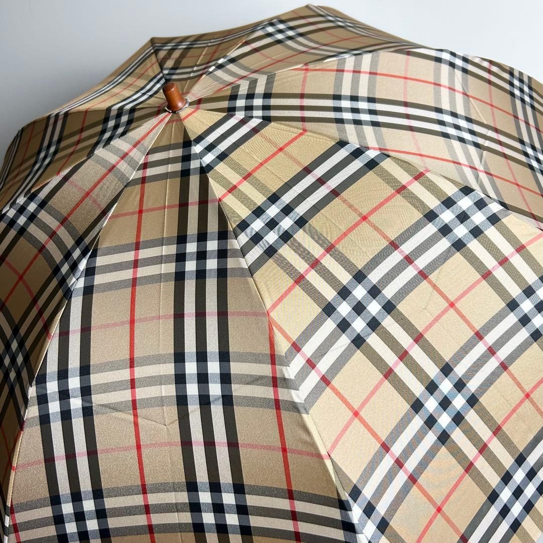 BURBERRYS Nova Check Folding Umbrella Elegant Lightweight Authentic Genuine