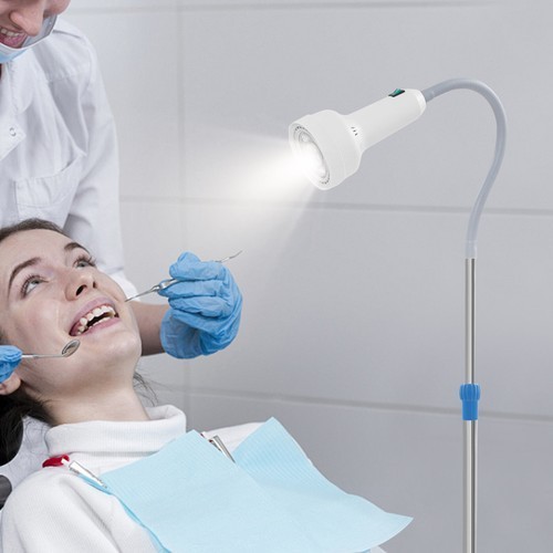 30W Adjustable Height LED Examination Light Floor Standing 360° Rotatable
