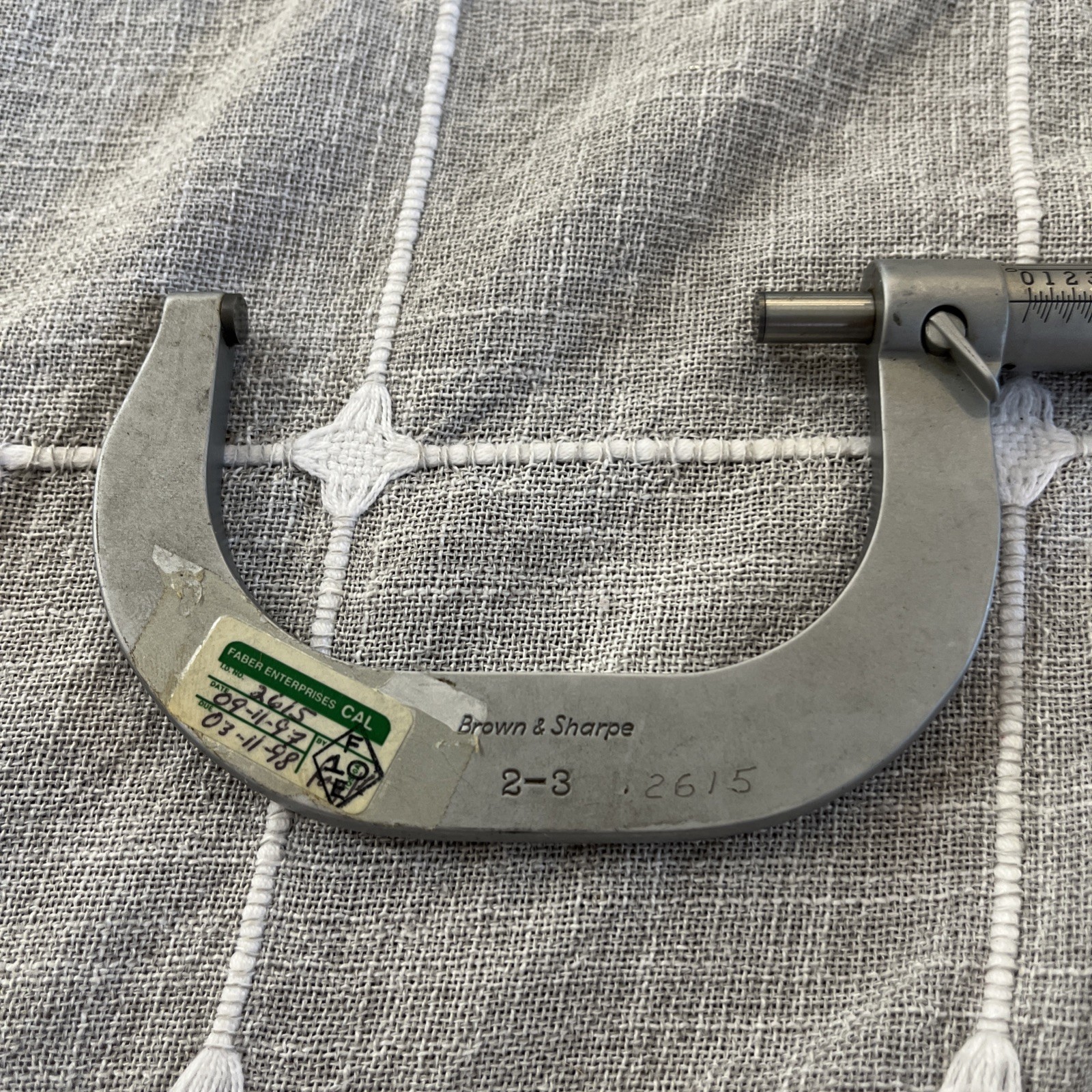 Brown and Sharpe 2"-3" Micrometer