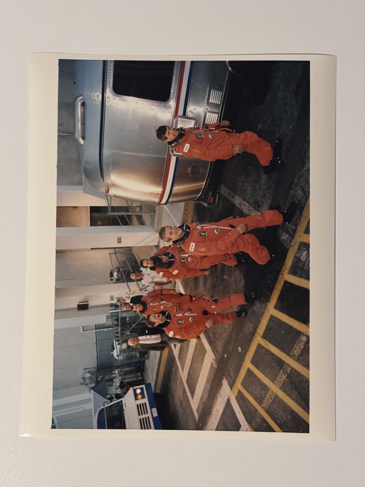 NASA STS-66 Crew Depart Operations Building TCDT Press Photo
