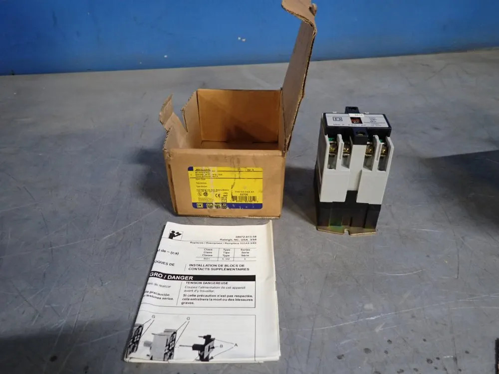 SQUARE D AC CONTROL RELAY 8501X040