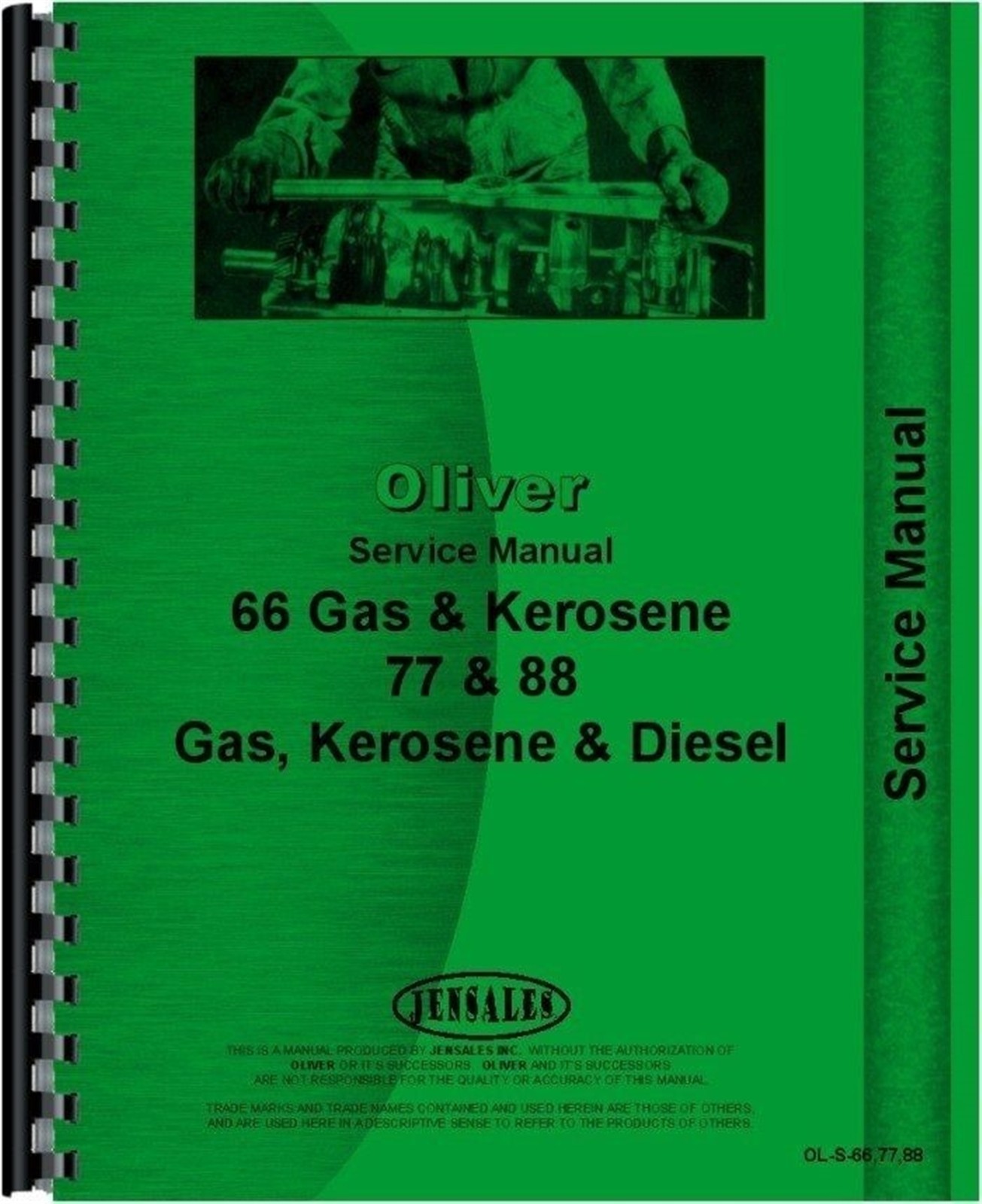 Oliver 66 77 88 Tractor Service Repair Manual