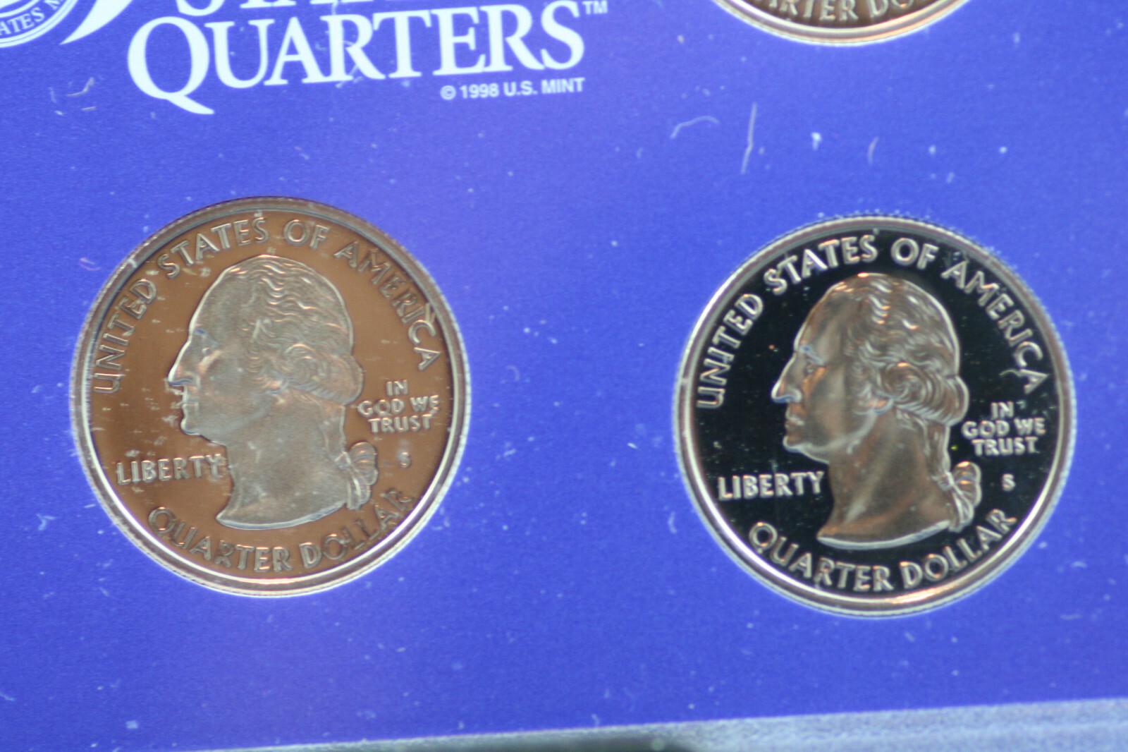 2001 State Quarters Proof Set Original US Mint Packaging