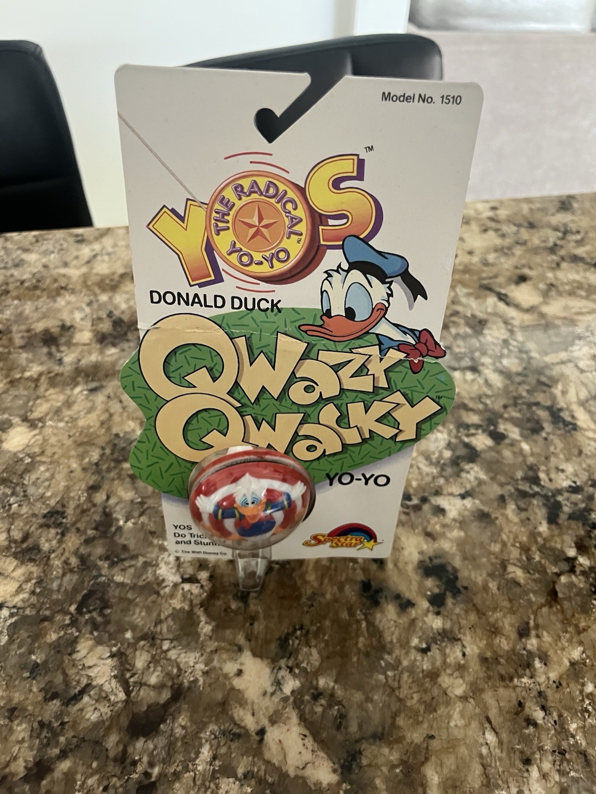 Disney Yos the Radical Yo-Yo Spectra Star Donald Duck Qwazy Qwacky Vintage