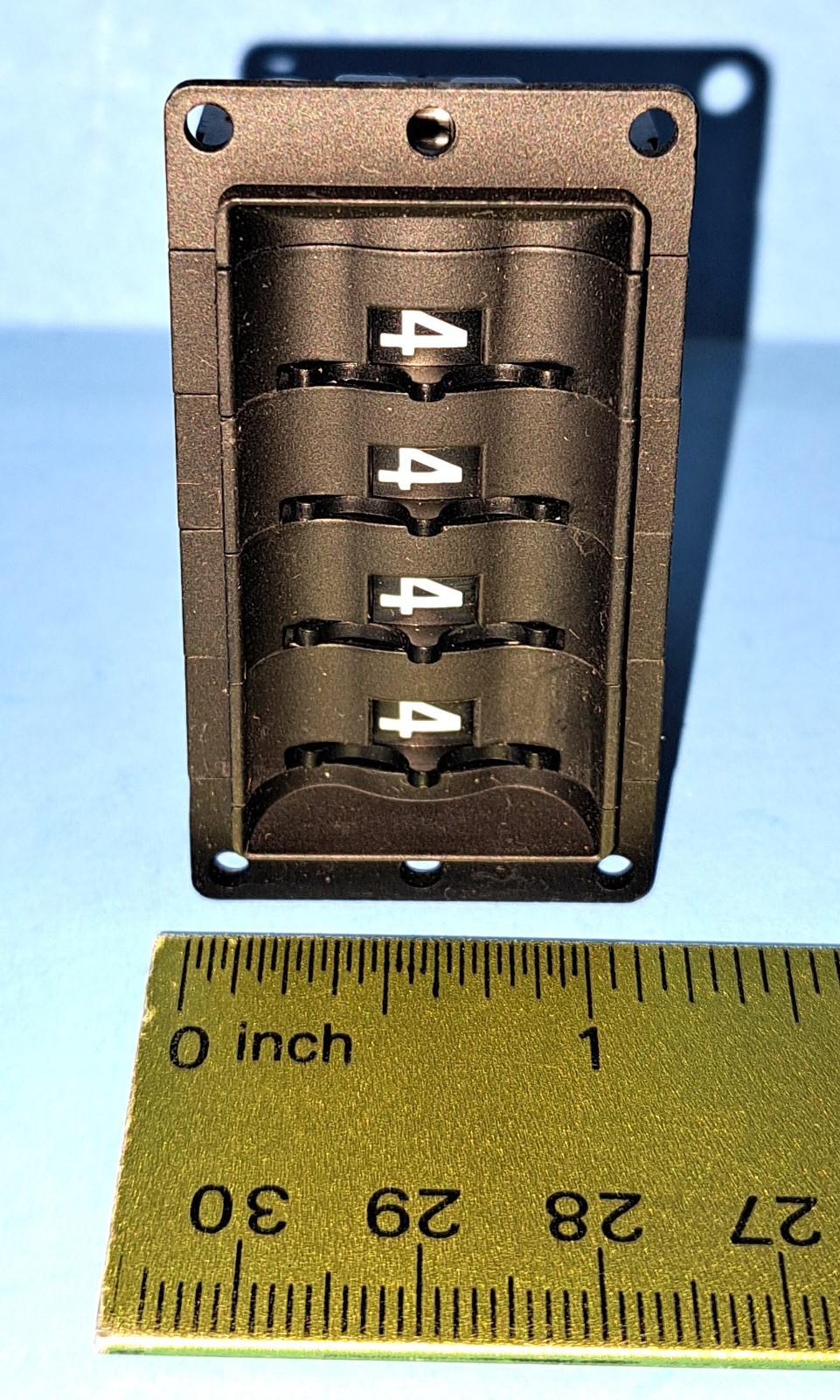 One Pc- Thumbwheel Switch, 5 Digits, 0-9