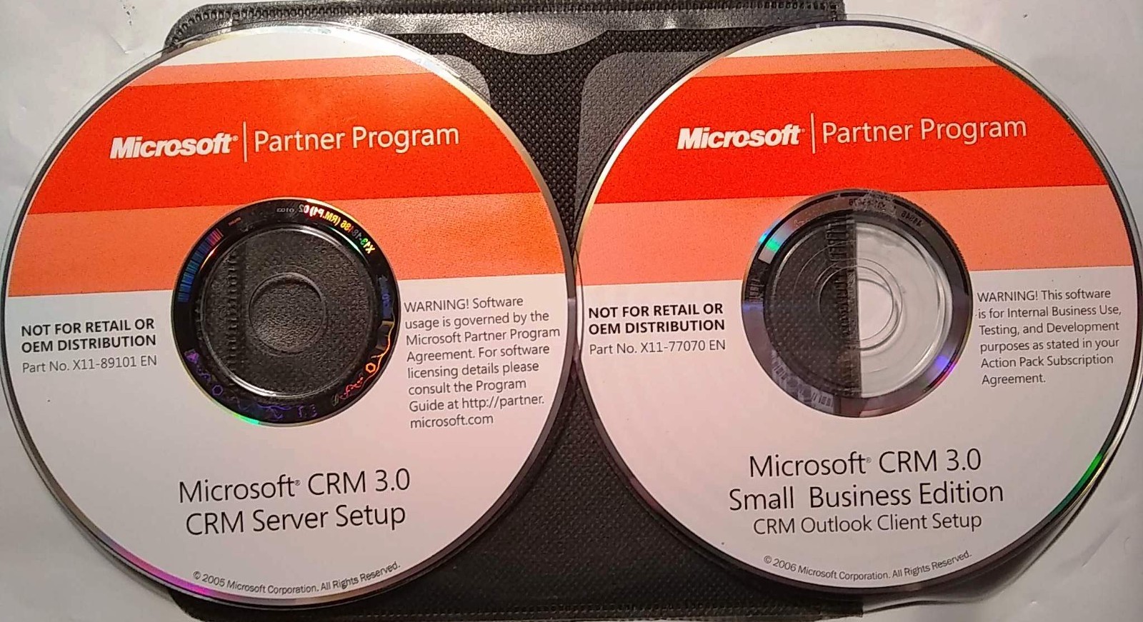 Microsoft CRM 3.0 Small Business Edition w/ Key &10 Client Access Licenses