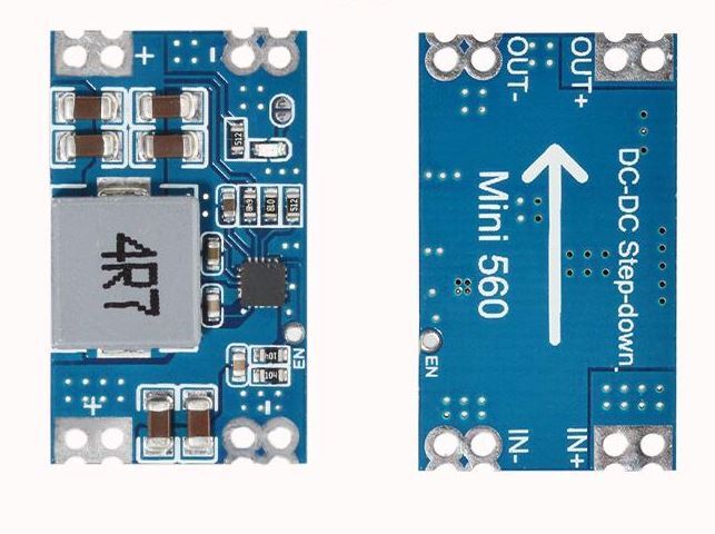 2pcs Mini560 DC-DC Step-Down Stabilized Voltage Module 3.3V, 5V, 9V, 12V