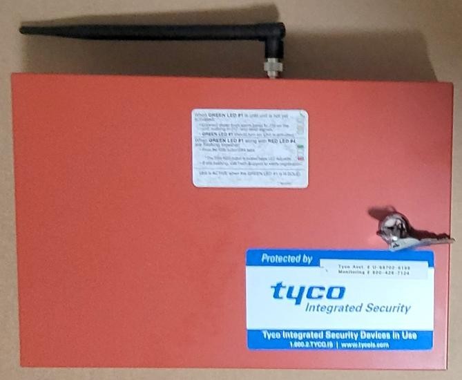TELGUARD DIGITAL CELLULAR ALARM TRANSMISSION MODEL TG-7FS/TG-KIT W/ ANTENNA