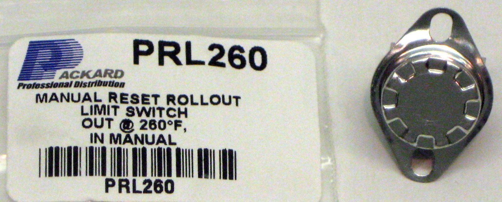 PRL260 L260 Limit Thermostat Manual Reset For Furnace Unit Heaters 626350