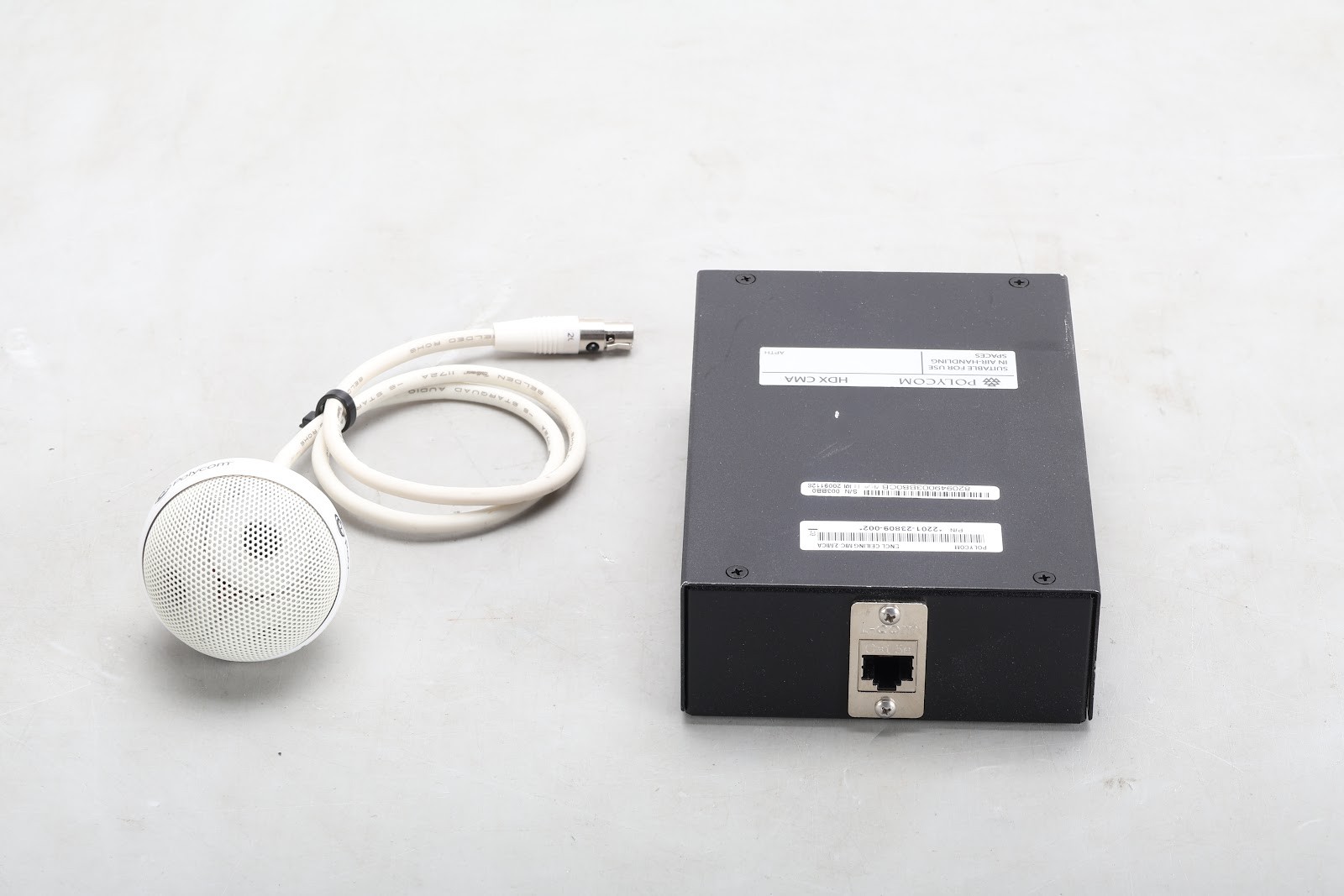 Polycom 2201-23809-002 HDX Ceiling Hanging Microphone Mic Kit - Fair Condition