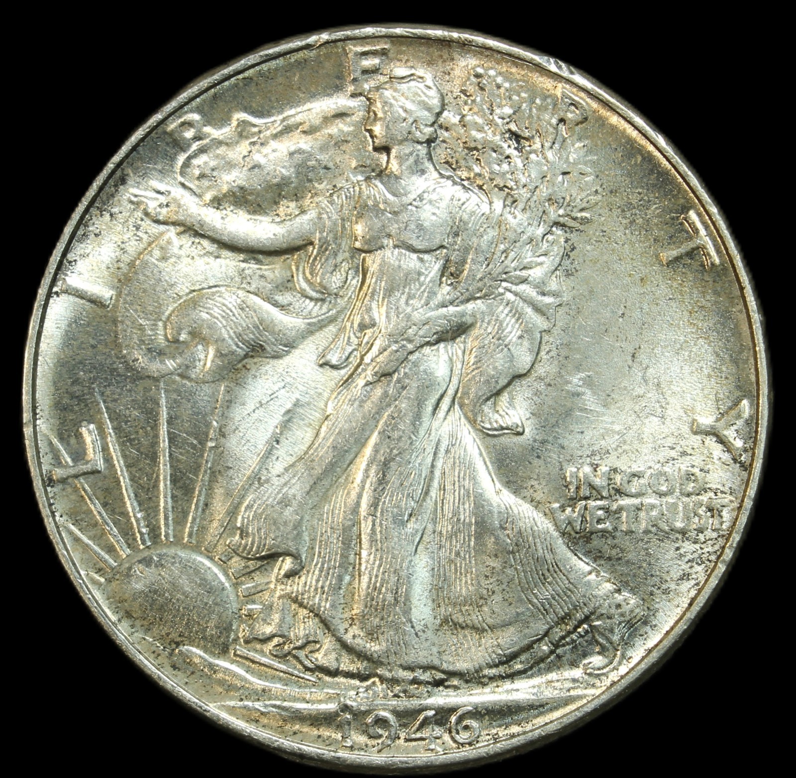 1946 50C Walking Liberty Half Dollar-Choice Gem Bu- SMH-1094
