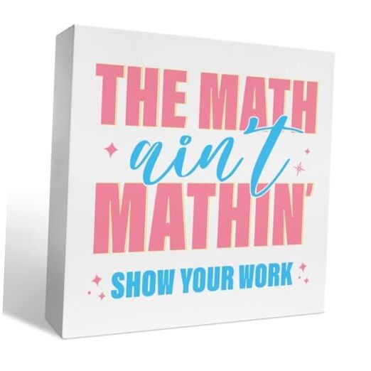 coimiao Math Gifts for Women Men Math Lover Mathematics Teachers Nerd Major