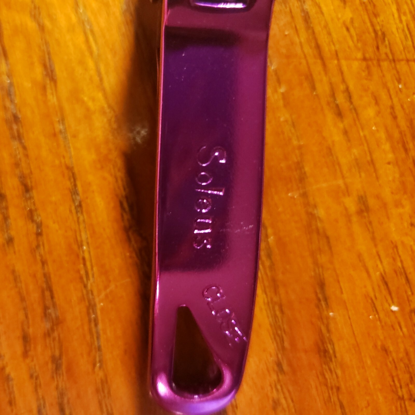 Soleus Alloy Quick Release Front SKEWER Purple anadise