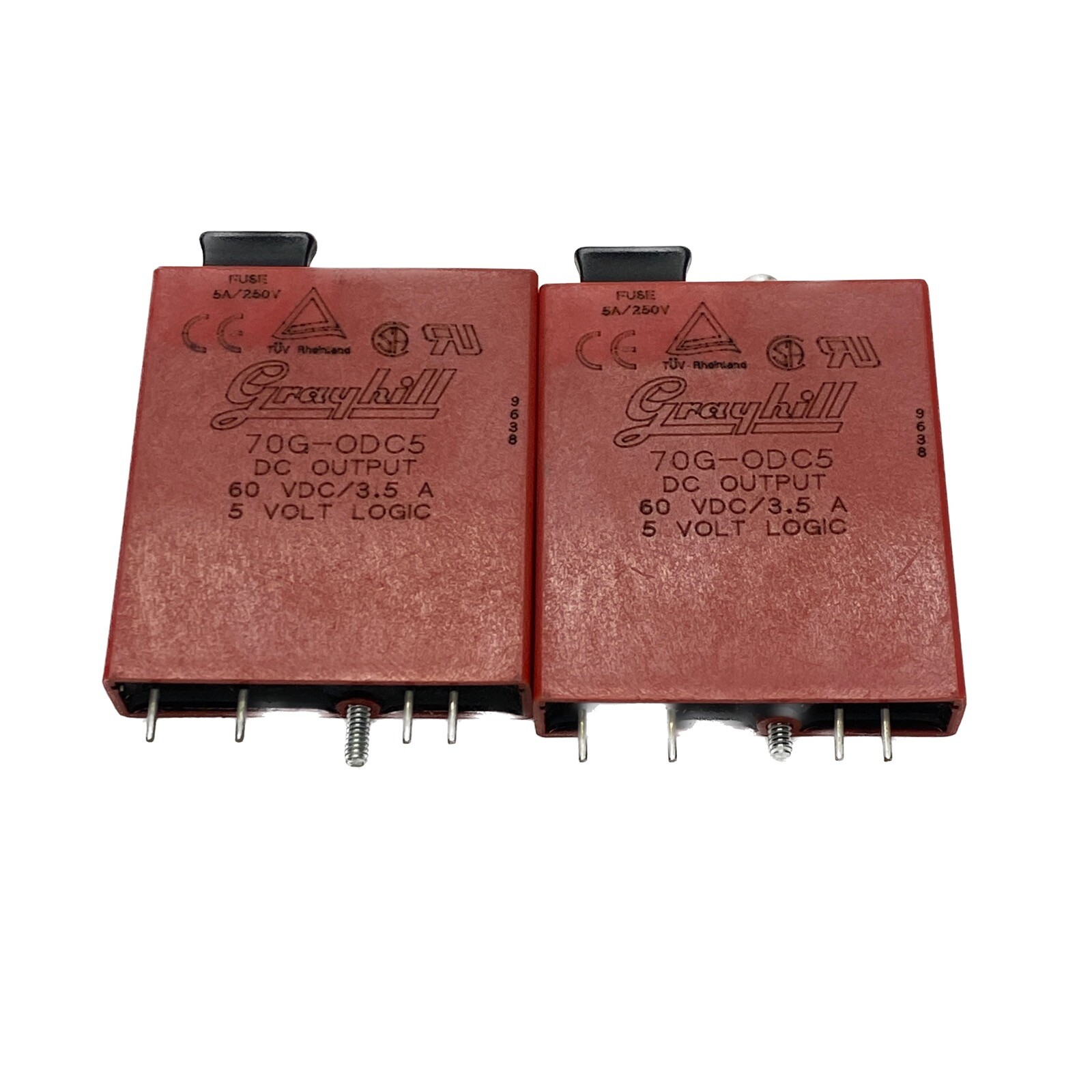 USED LOT OF 2 Grayhill System 70 Series 60VDC 3.5A Output Module 70G-ODC5