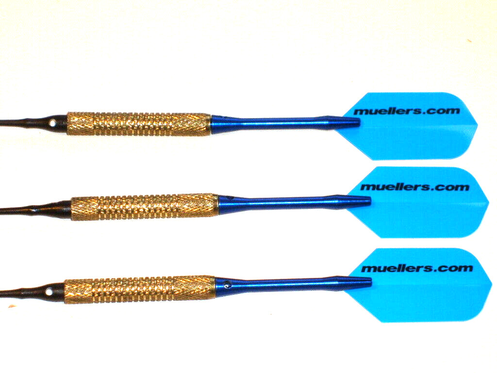 Soft Tip Darts 12 Gram Brass Used with New Aluminum Shafts and Flights #2834