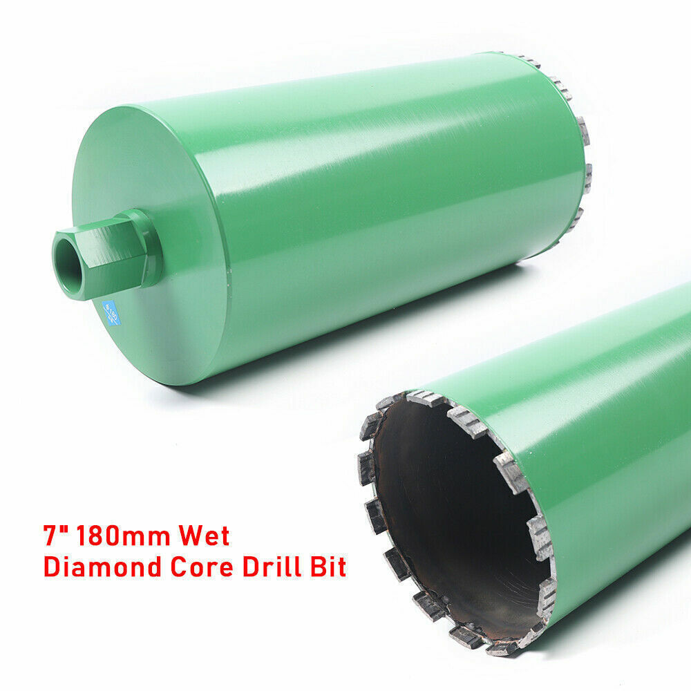 7"Wet Diamond Core Drill Bit For 13.5" Drill Depth Concrete Granite Block Coring