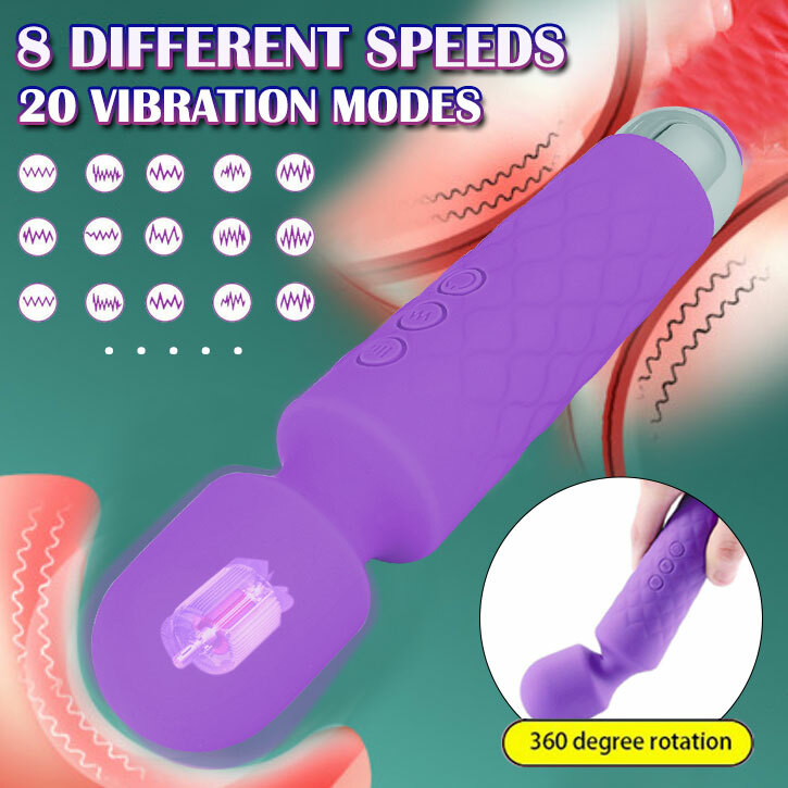 Waterproof-Dildo-Powerful-Vibrator-Adult-Clit-G-Spot-Massager-Sex-Tool-for-Women