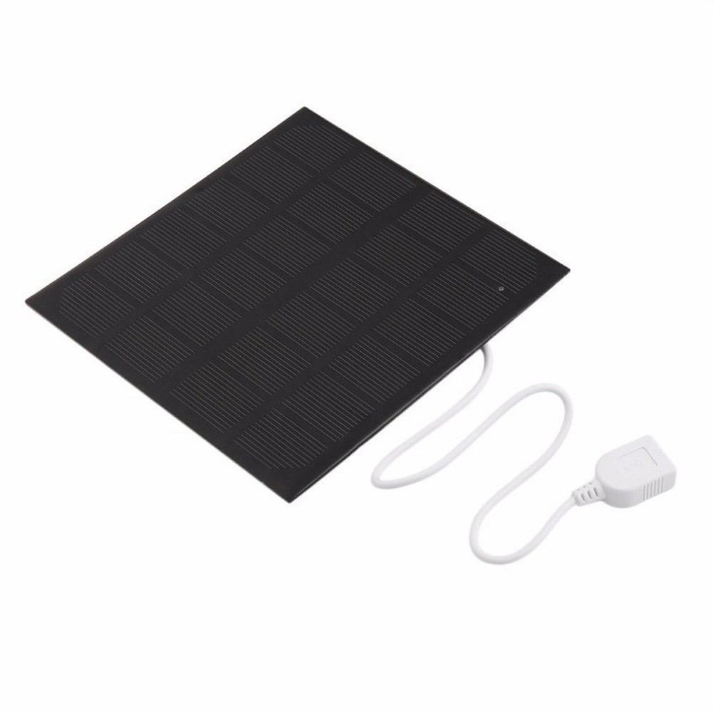 145x145mm Monocrystalline Solar Panel 6W 6V for Outdoor Mobile Phone Charging