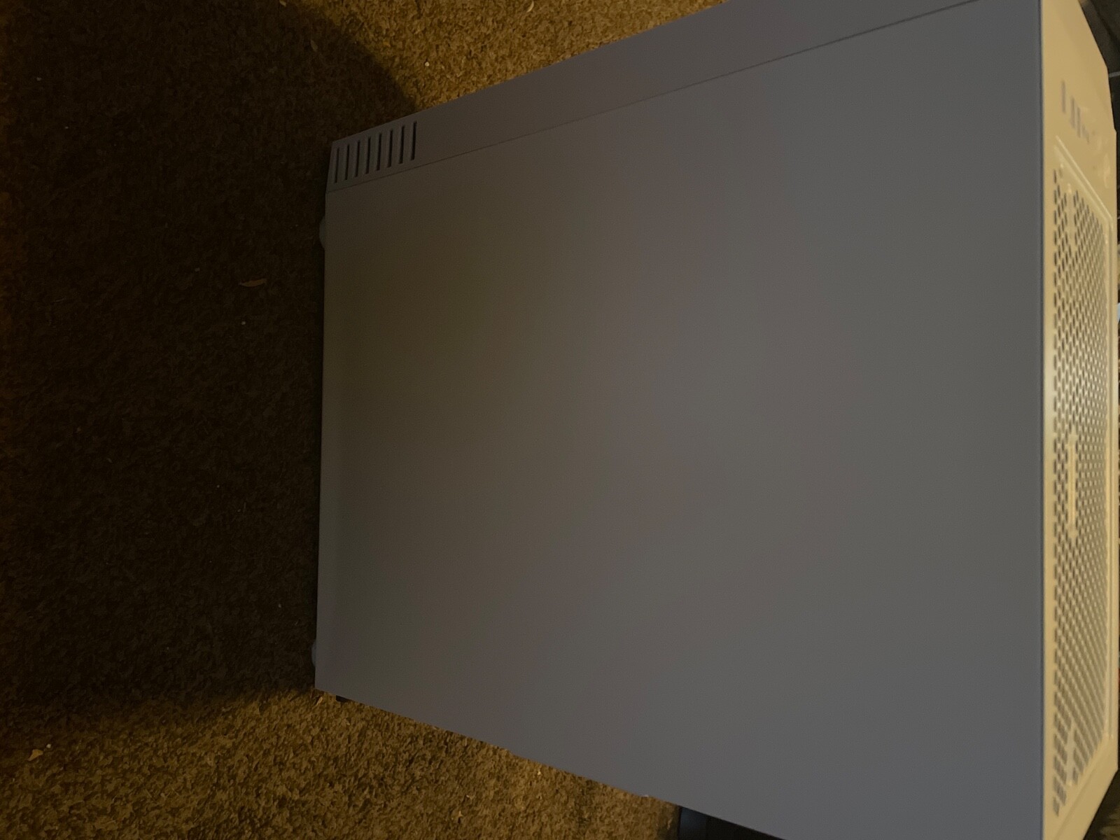 gaming pc desktop flurry white