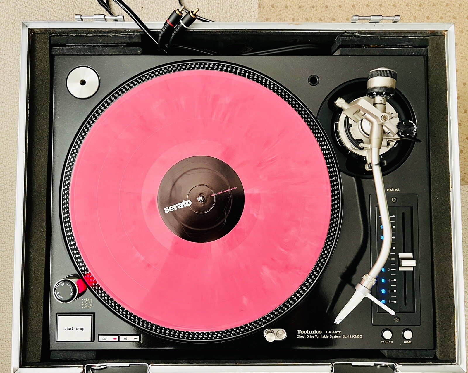 TECHNICS SL1210M5G GRANDMASTER BLACK Set 2x In Mint