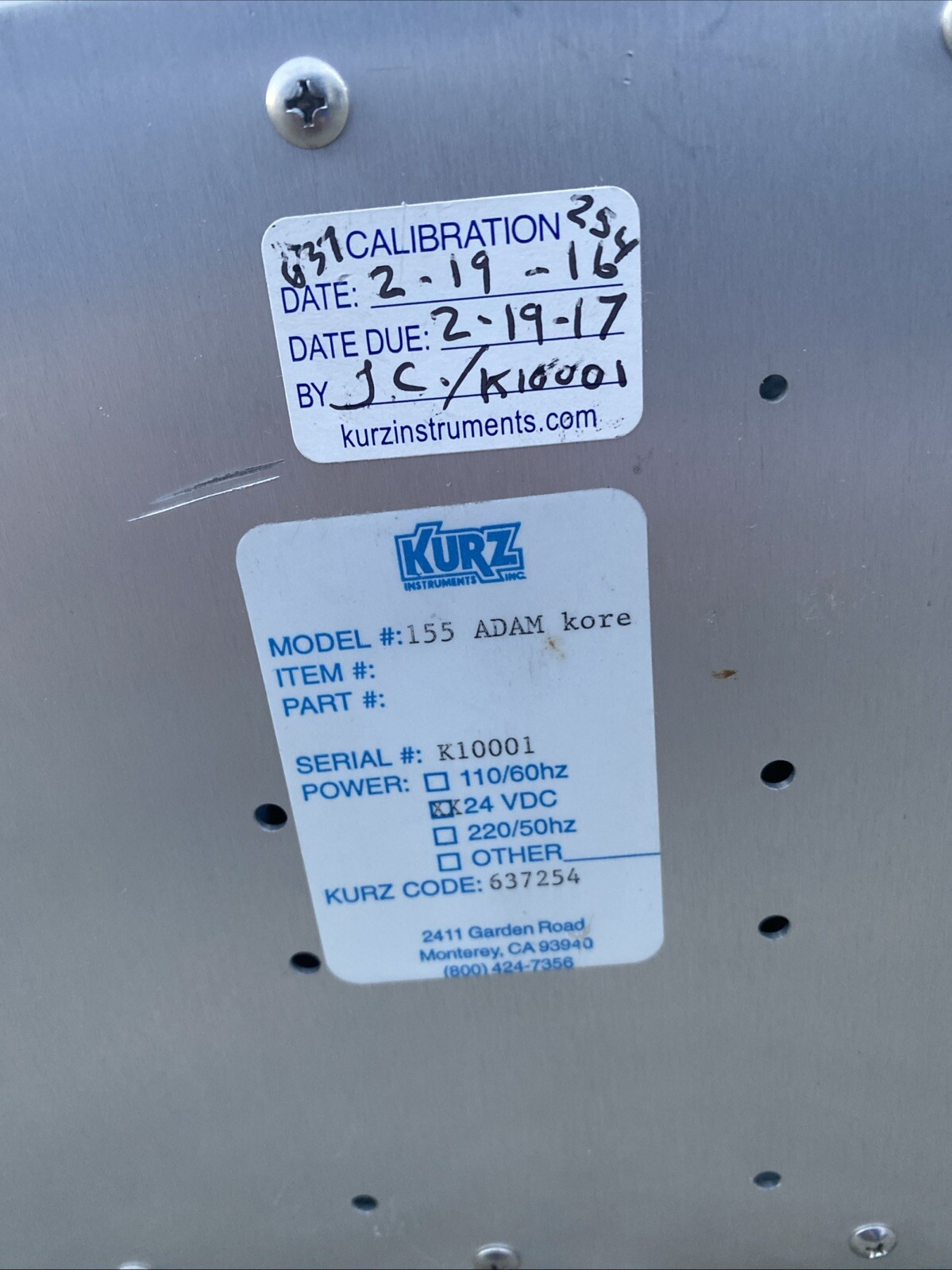 Kurz Instruments MODEL 155 Mass Flow Computer Controller Module 0-6000 Sfpm