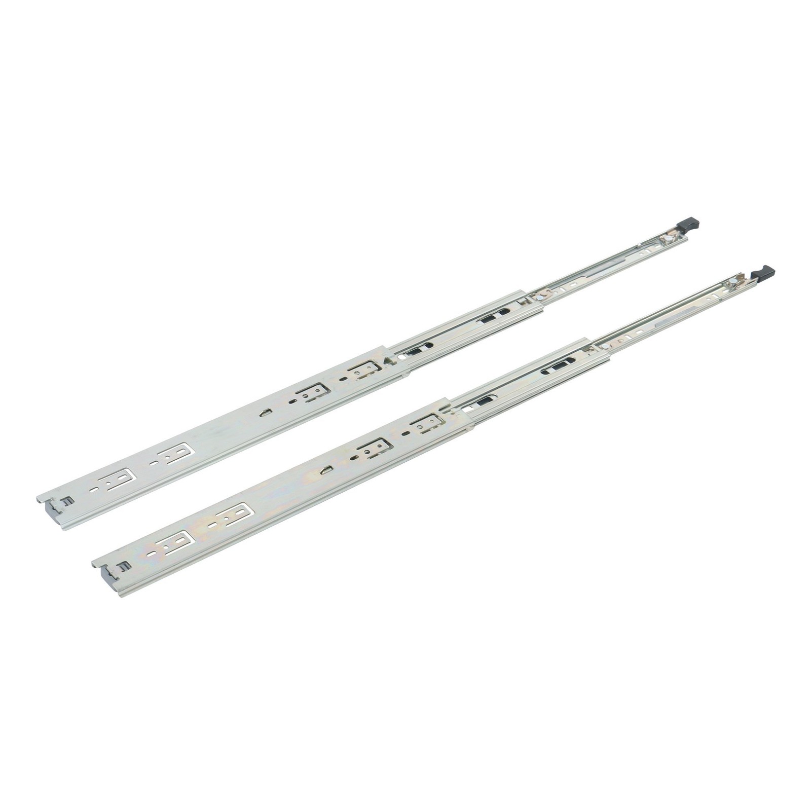 16" Heavy Duty Locking Drawer Slides, 150lb Load, Side Mount Ball Bearing