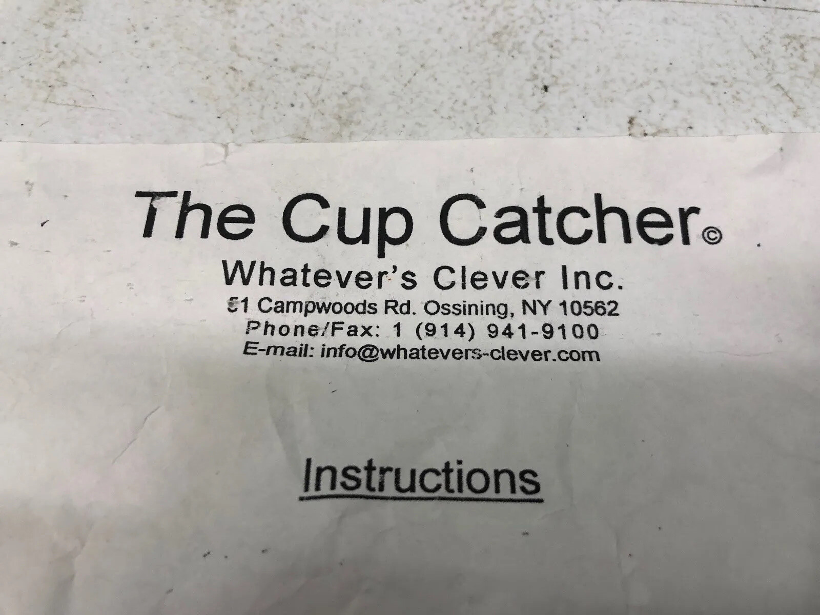 NEW Headset Cup Catcher, Requires Park RT-1 Cup Removal Tool