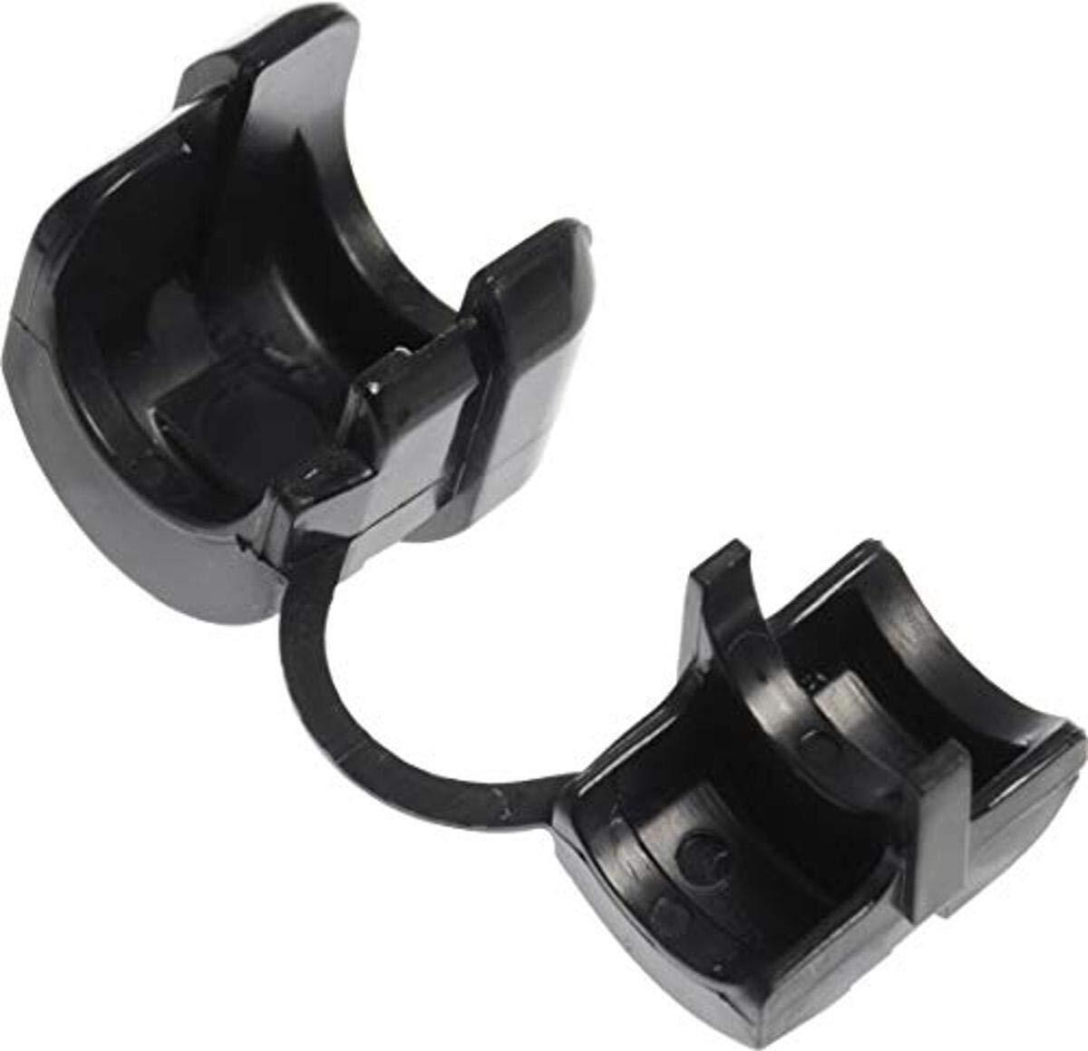 58248 Round Nylon Strain Relief Bushing 1" - 3 Pieces  Black