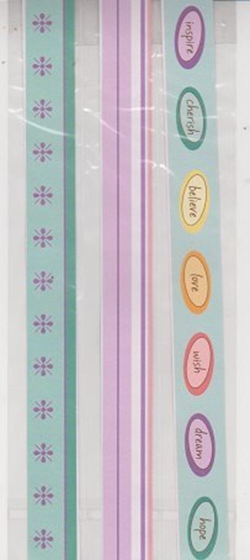 Inspiration 12 inch Double Sided Page Border Accents 3pc