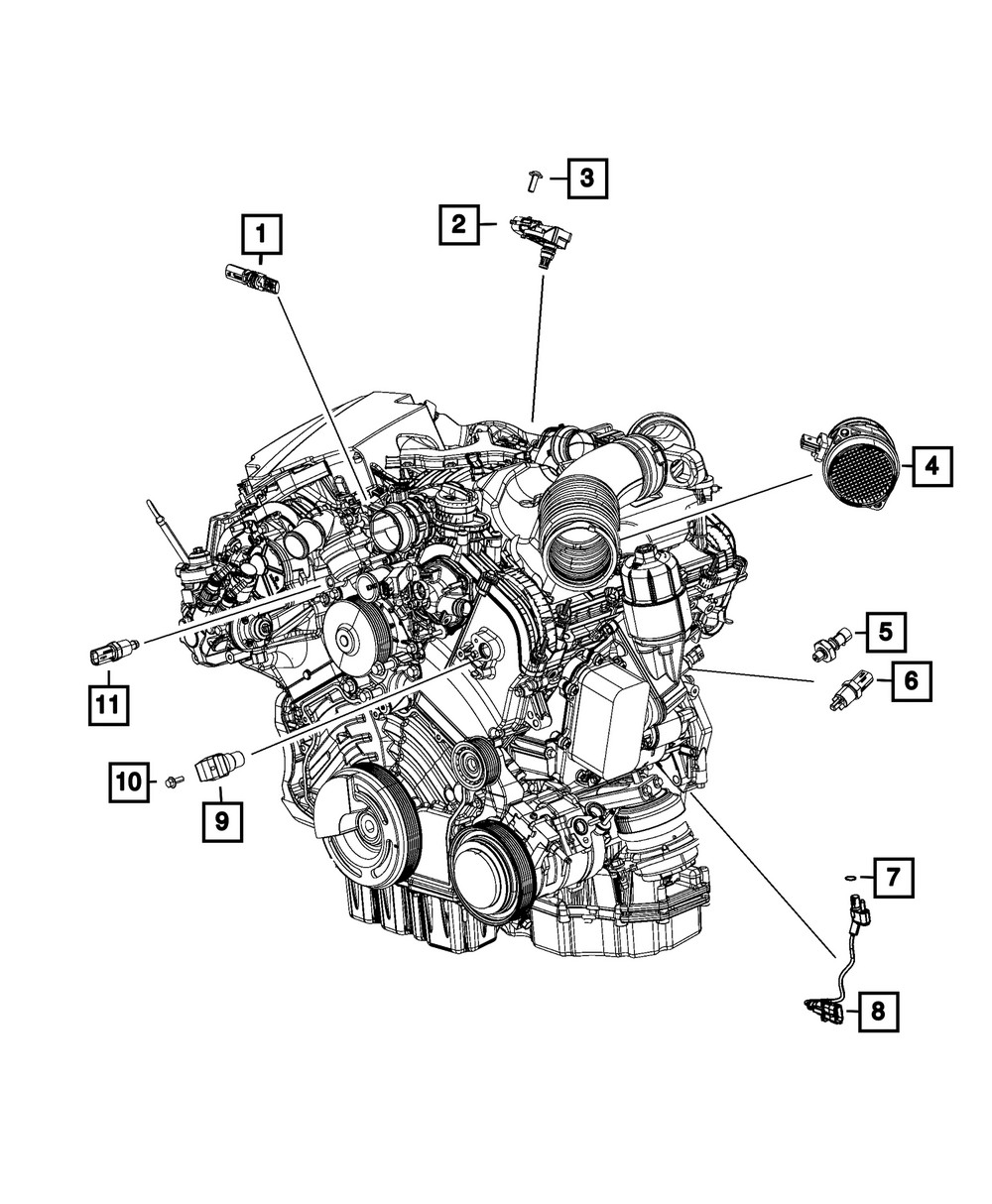 Genuine Mopar O Ring 68764663AA