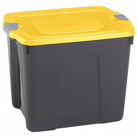 Durabilt 8510Grbkyl.10 Stackable Storage Tote W/ Lid, 10 Gal, 19 In L X 15-3/4