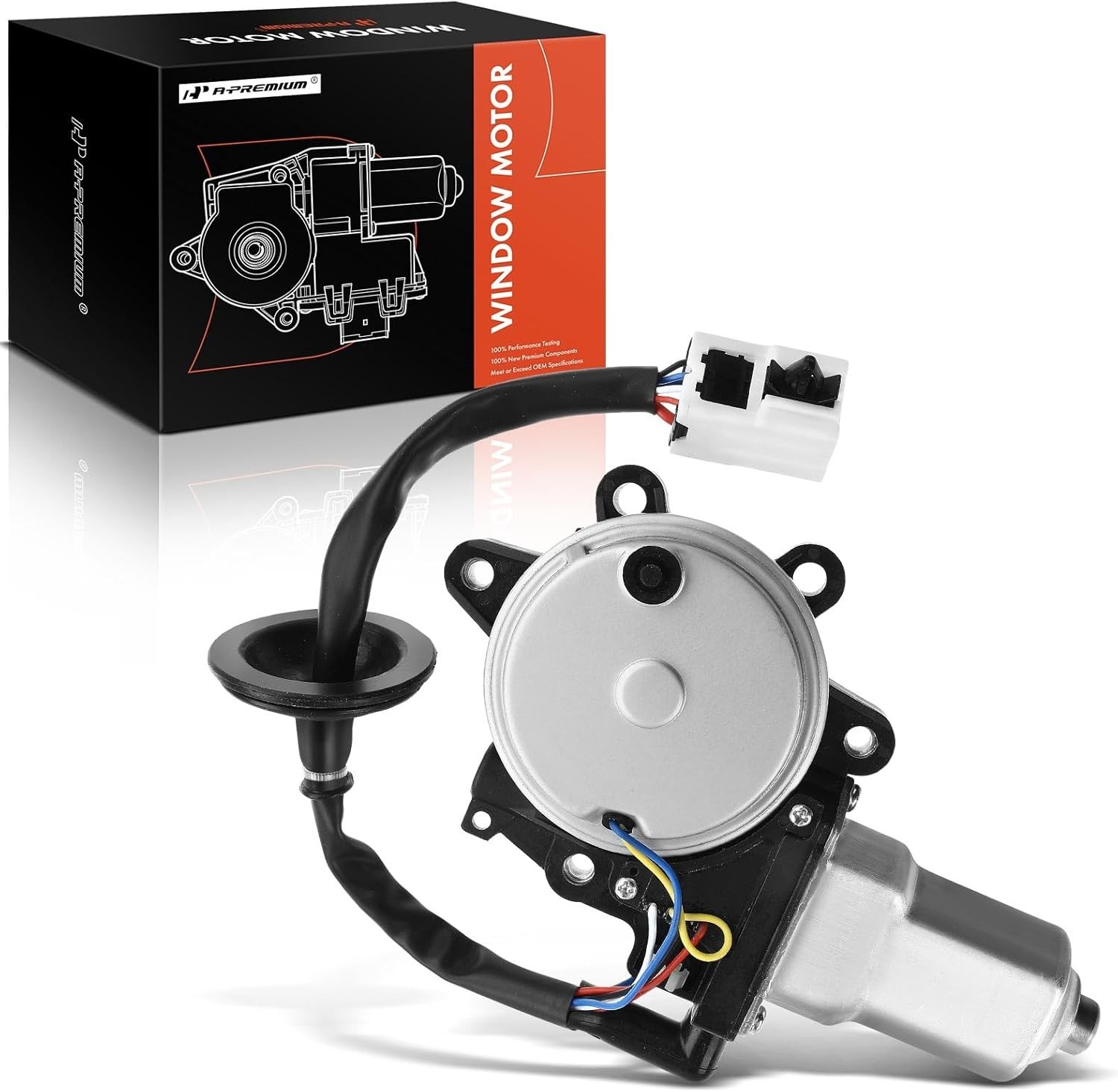A-Premium Front Left Power Window Lift Motor Compatible w/Nissan 350Z 2003-2009&