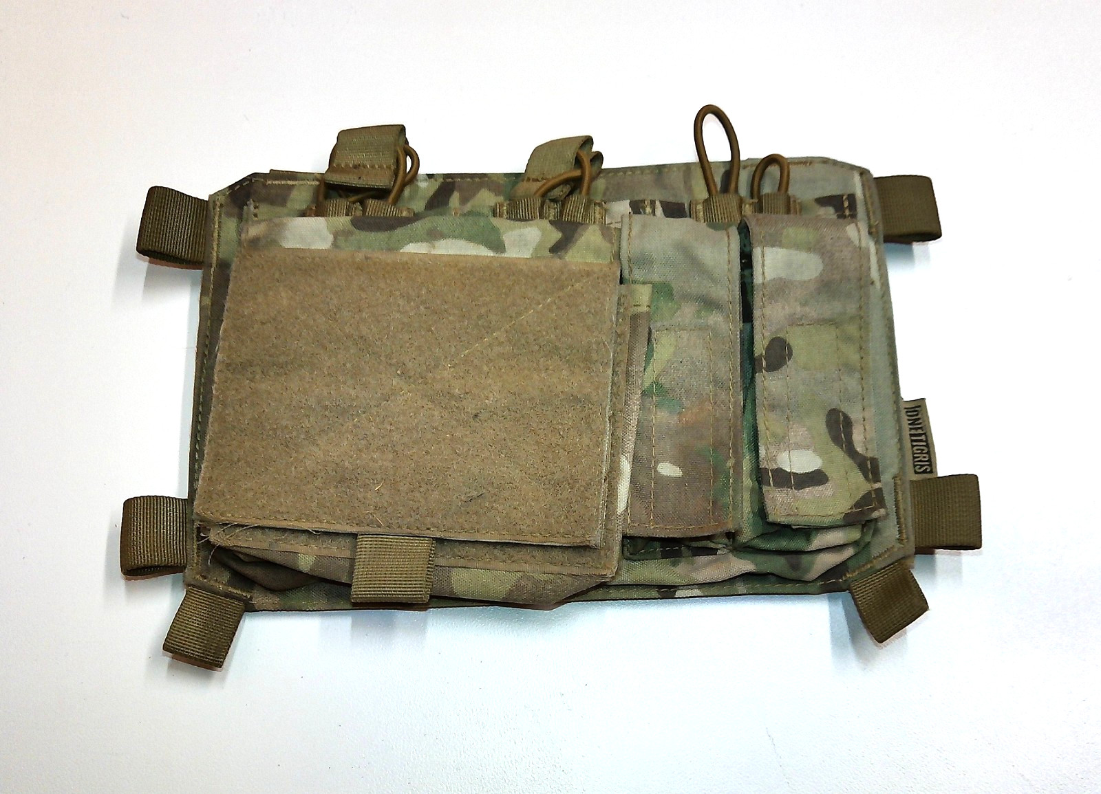 OneTigris Tactical Vest Add On Triple Rifle Magazine Utility Pouch Placard Panel