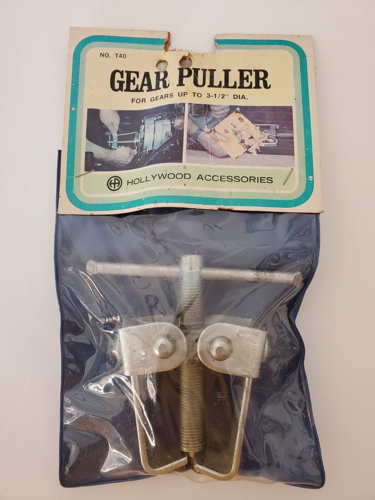 Hollywood Accessories No. T40 - Gear Puller for Gears Up to 3-1/2" DIA. - NOS