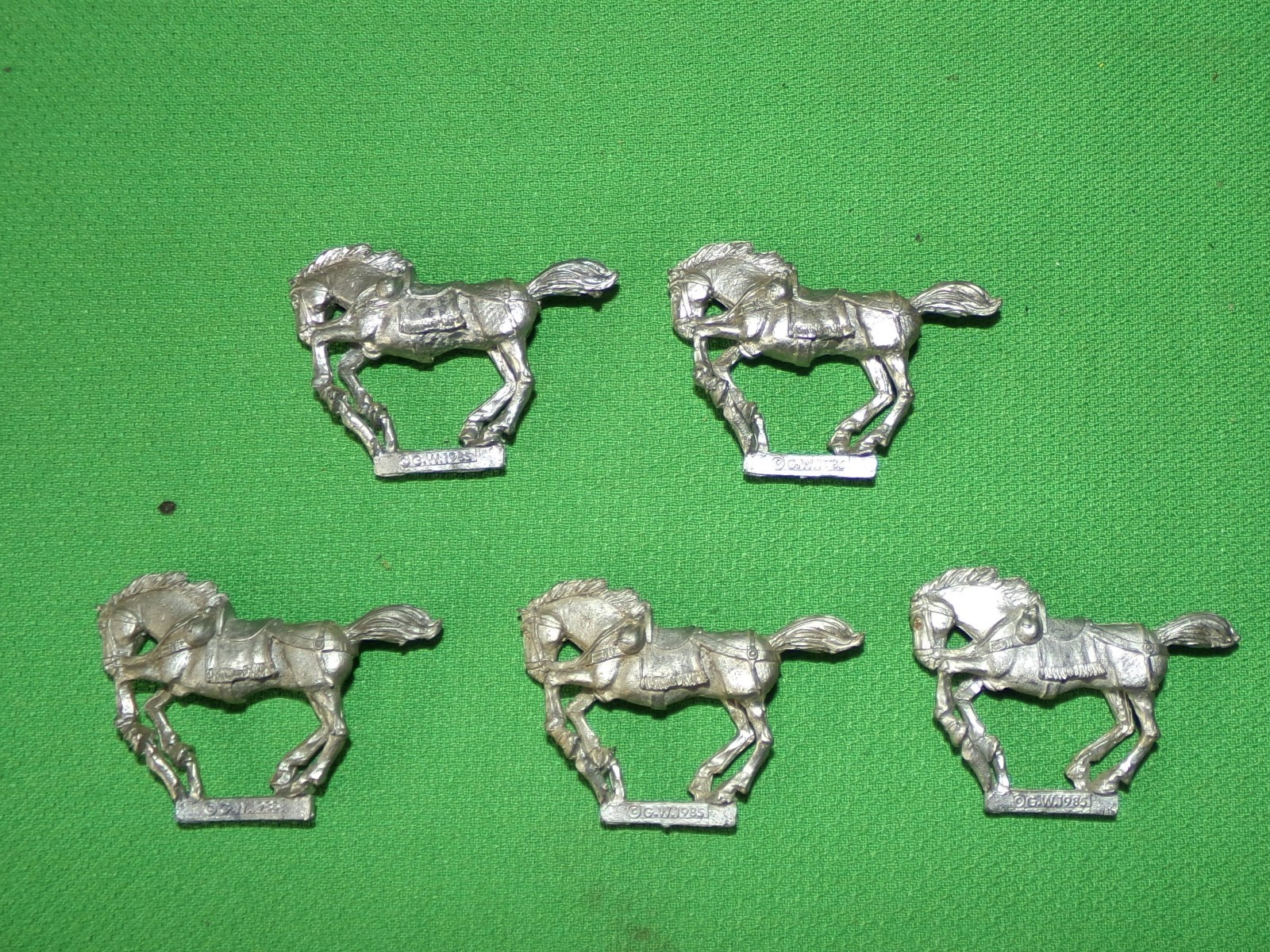 Vintage Lead Warhammer Classic Citadel Mixed Horses Others 1980s Lot 6