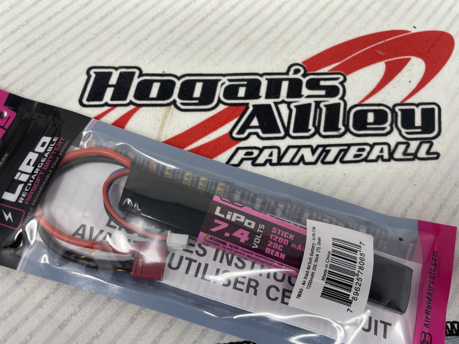 Air Raid 7.4V LIPO 1200mAh 20C Dean Battery