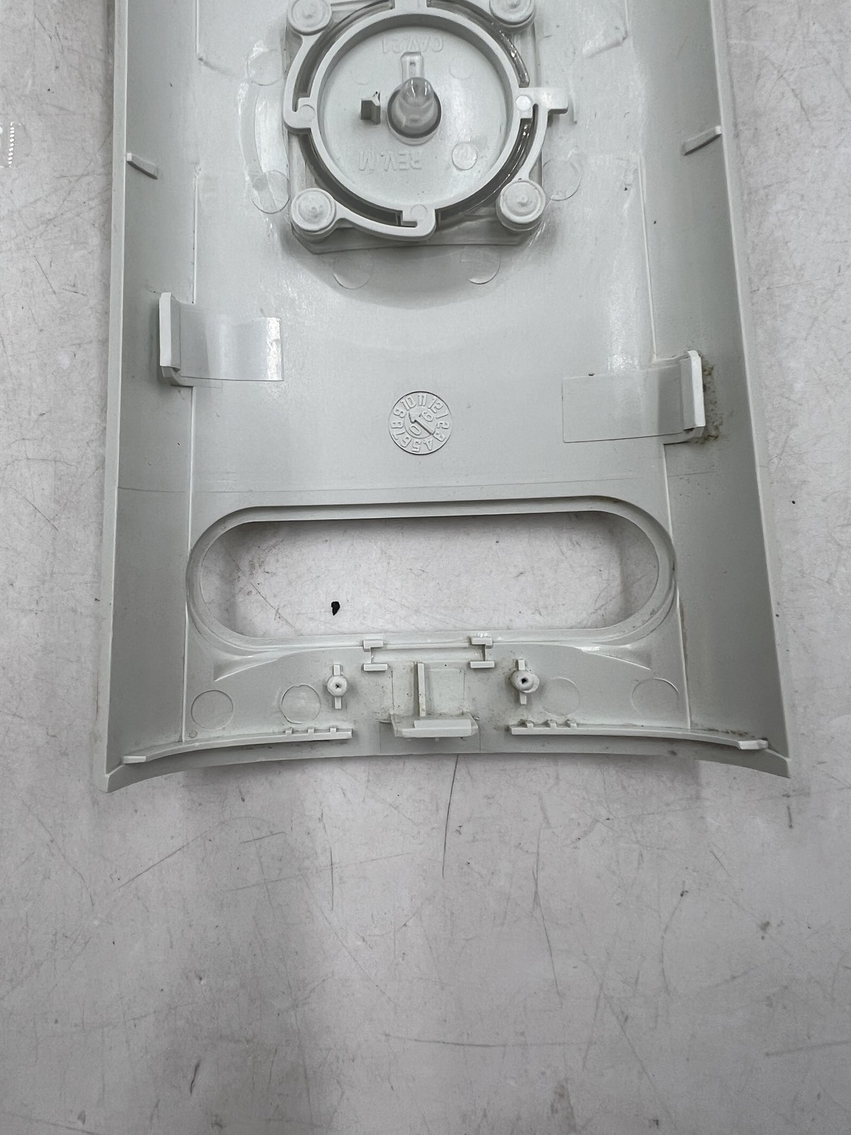 Microsoft Xbox 360 Console Replacement Faceplate White No Bottom Flap/Springs