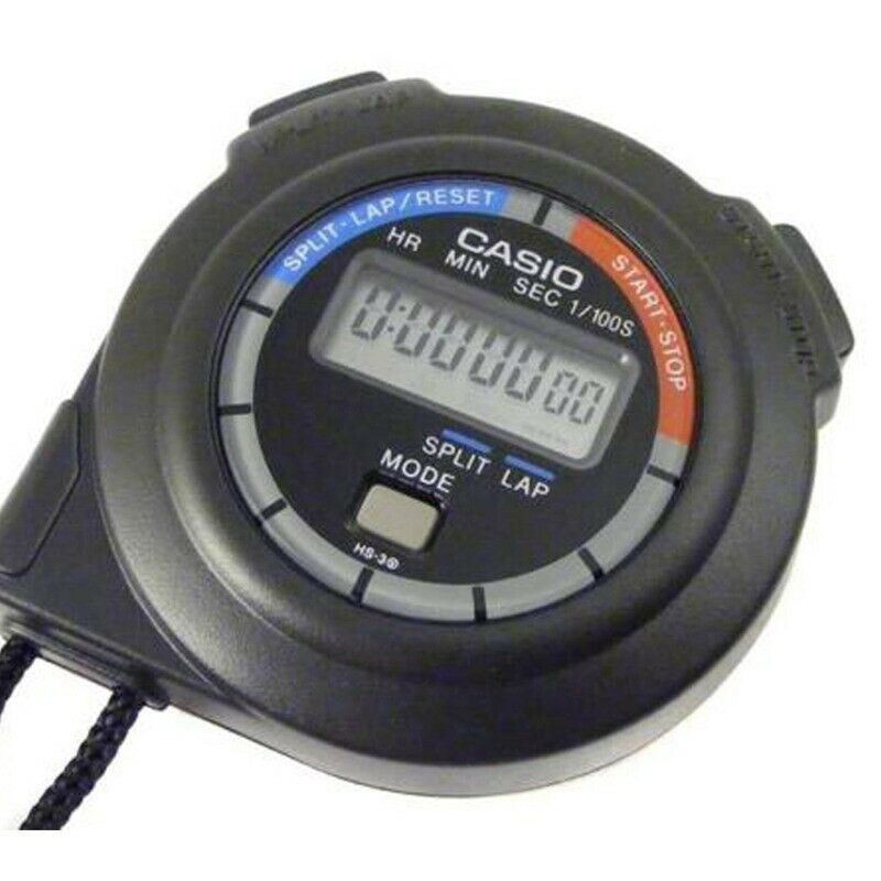 Casio Stopwatch HS-3V-1B Digital Black Stopwatch