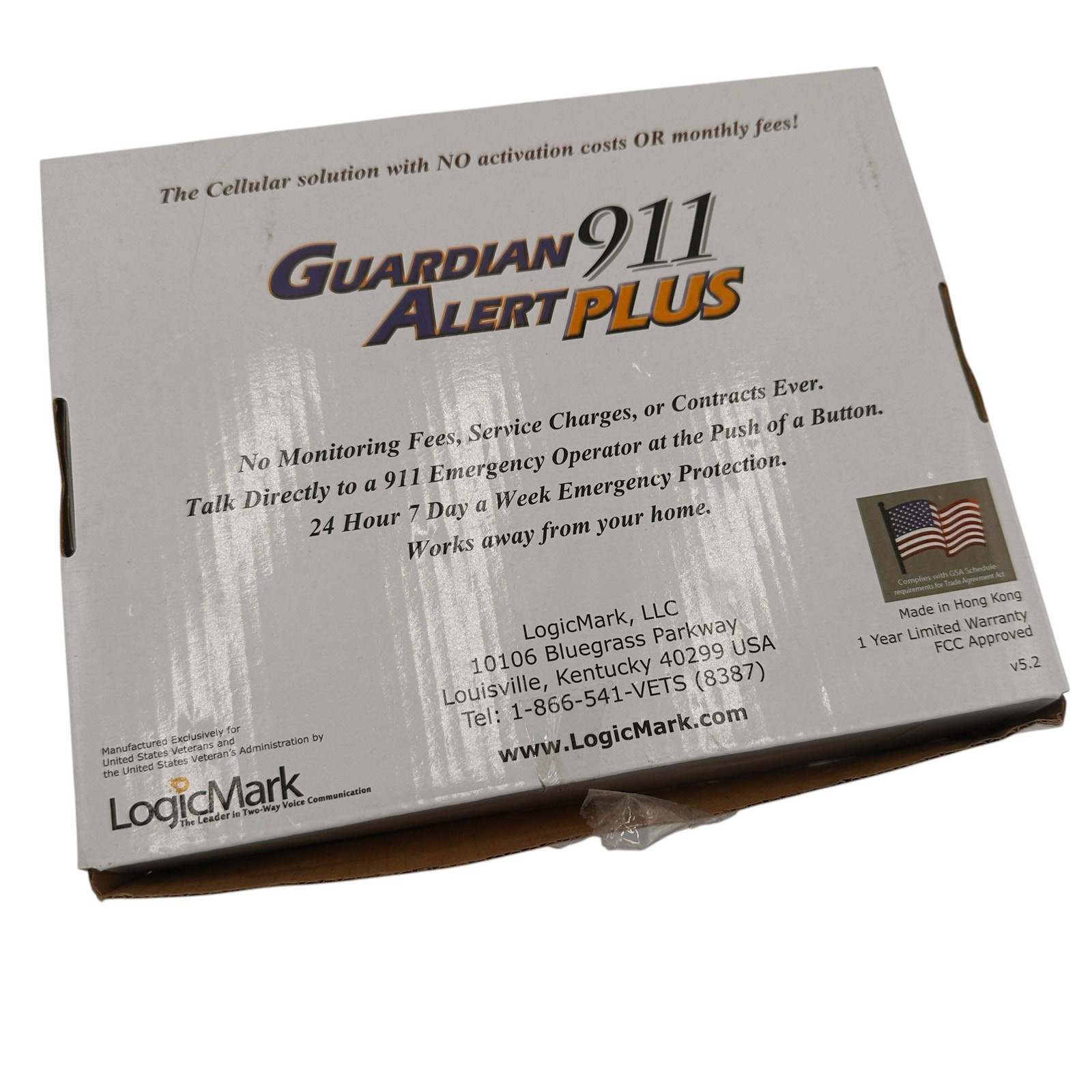 Guardian Plus LogicMark Alert Plus New In Box #30711