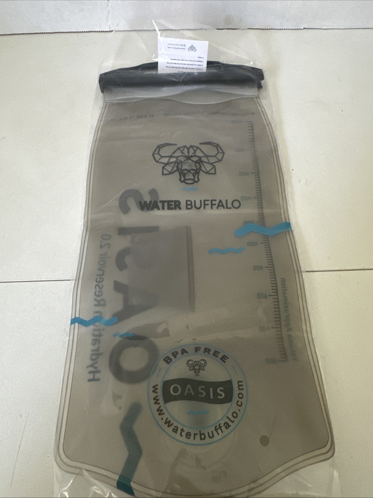 Water Buffalo Oasis Hydration Bladder - 2-Liter Camping Hiking