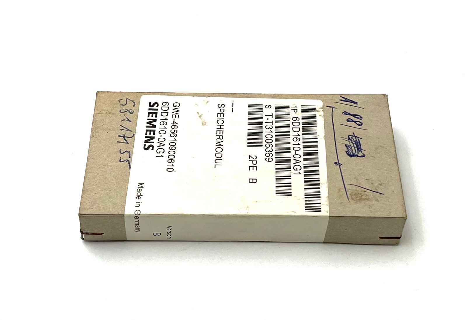Siemens 6DD1610-0AG1 6DD1 610-0AG1 Version: B Memory Module -sealed-
