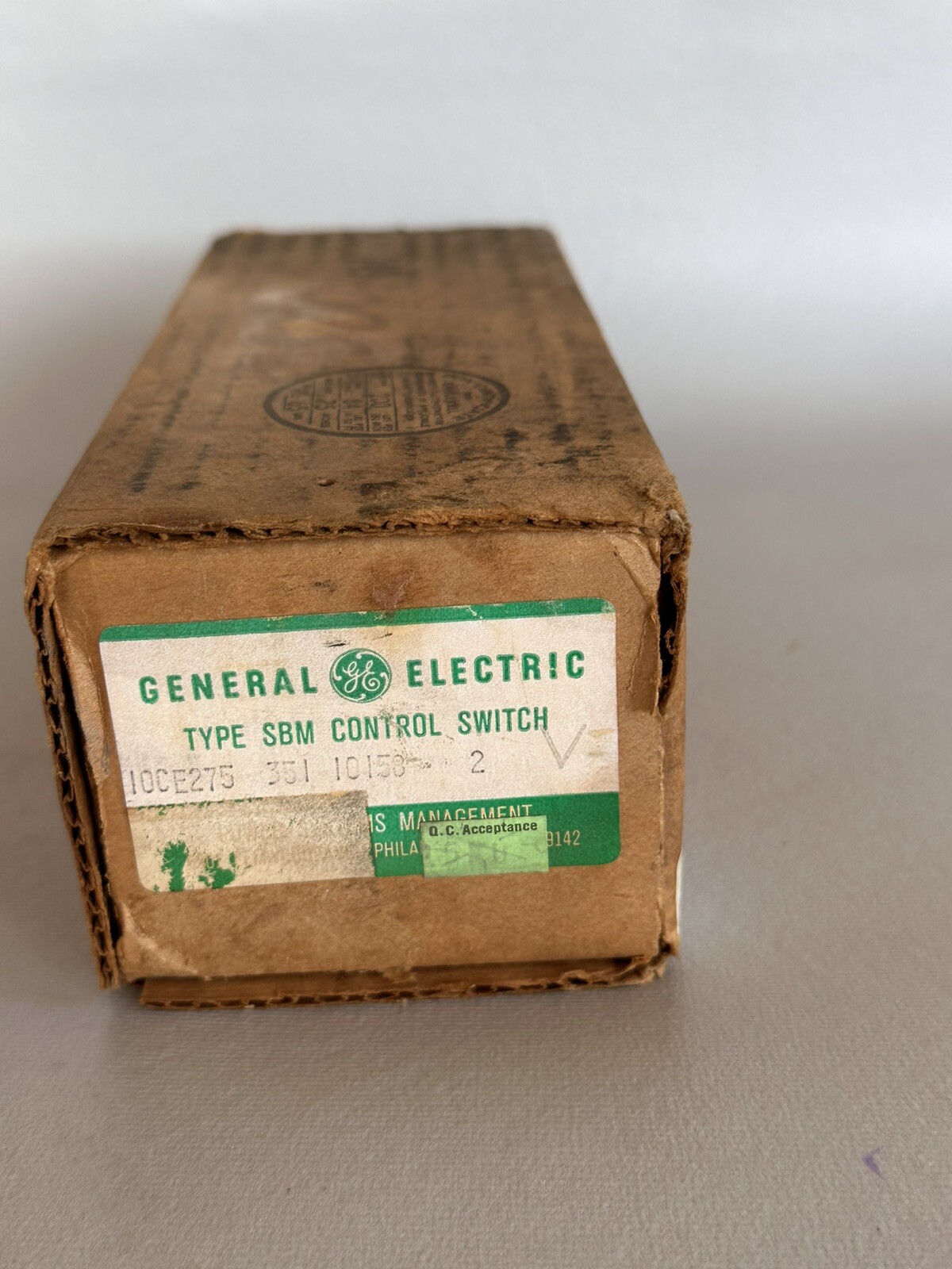 General Electric Ge SBM 10CE275 Rotary Cam Switch