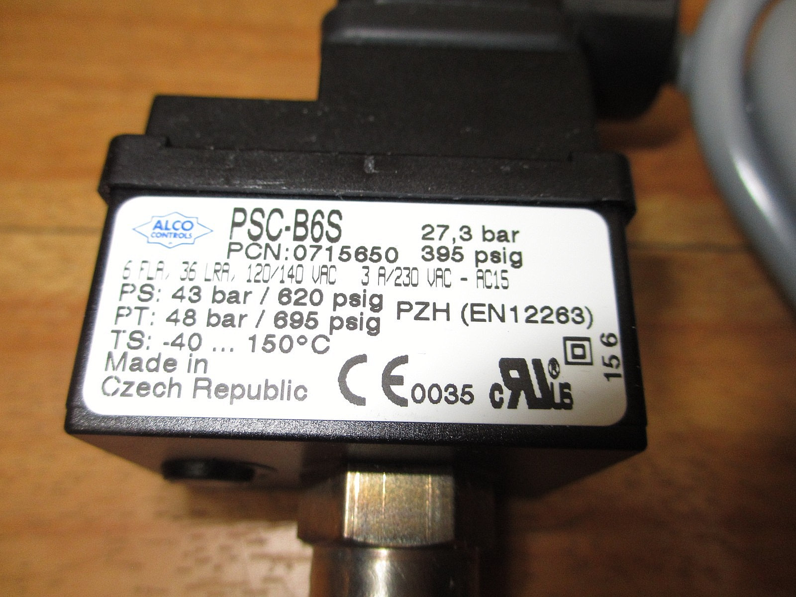 Emerson PSC-B6S *NEW* Mini High Pressure Control