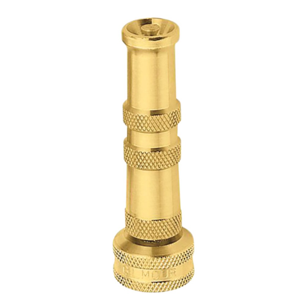 Gilmour Adjustable Twist Brass Heavy-Duty Hose Nozzle